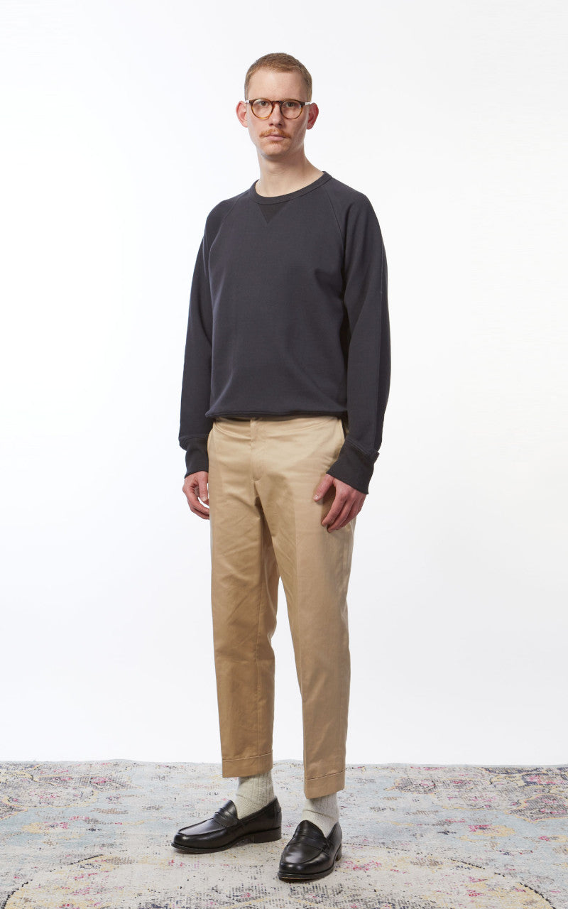 Merz b. Schwanen 349 Sweatshirt Raglan Charcoal