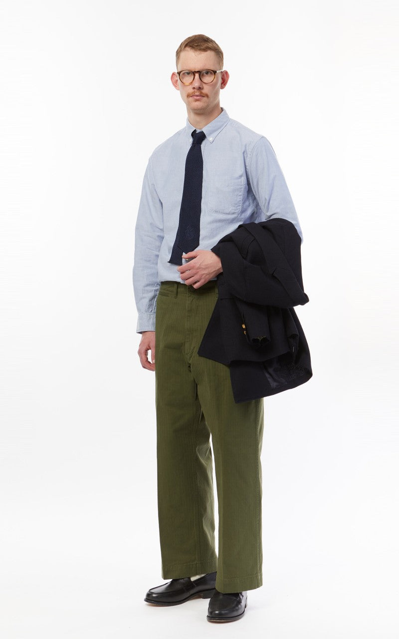Beams Plus B.D. Oxford Shirt Blue