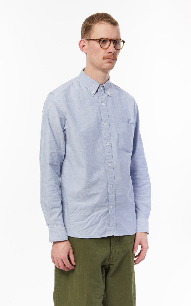 Beams Plus B.D. Oxford Shirt Blue