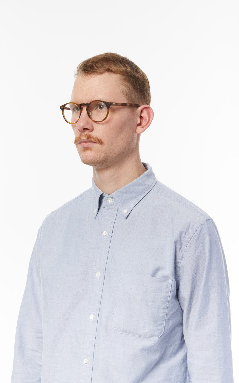Beams Plus B.D. Oxford Shirt Blue
