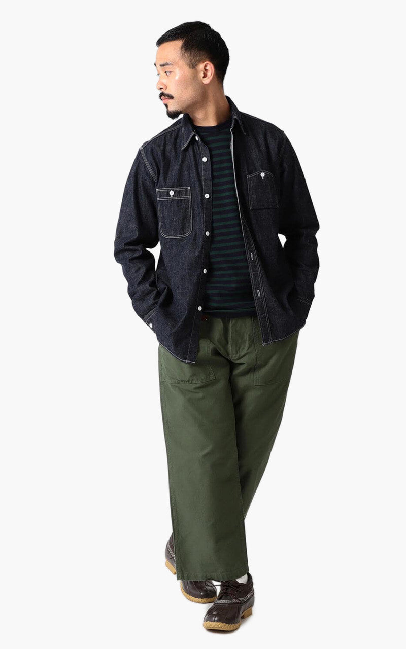 Beams Plus New Denim Work Shirt Indigo