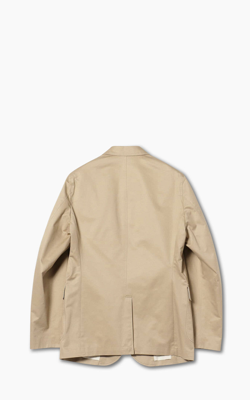 Beams Plus Cotton Twill 3-Button Jacket Beige