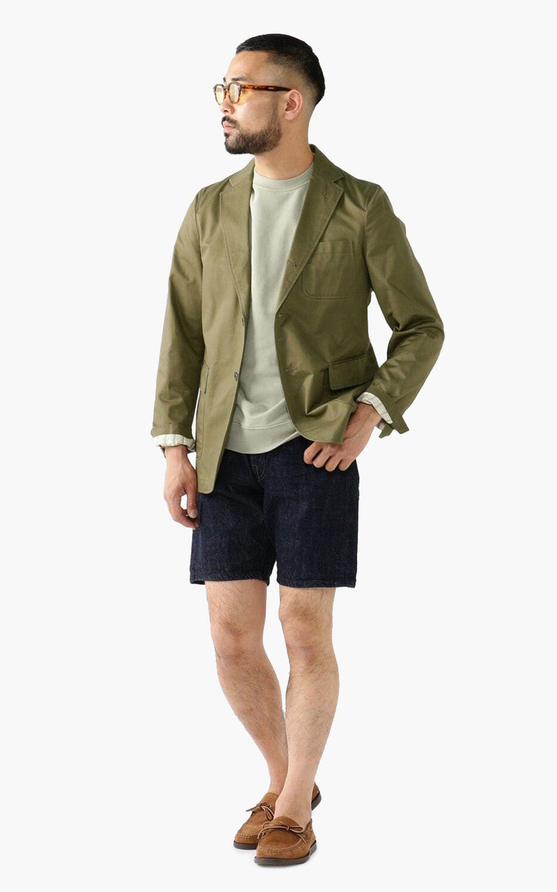 Beams Plus Cotton Twill 3-Button Jacket Olive