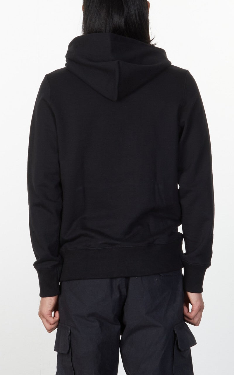 Merz b. Schwanen 382 Hooded Sweater Black