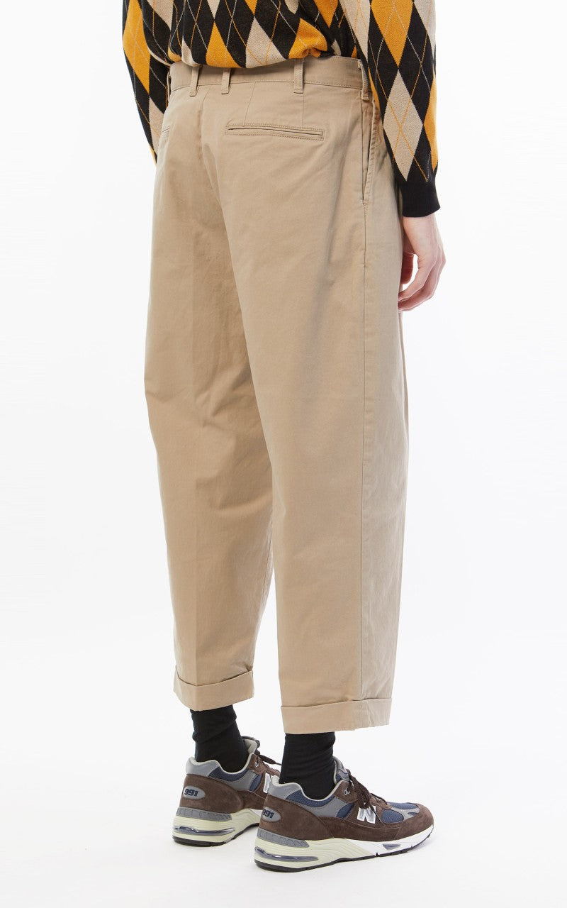 Beams Plus 2 Pleats Twill Chino Khaki