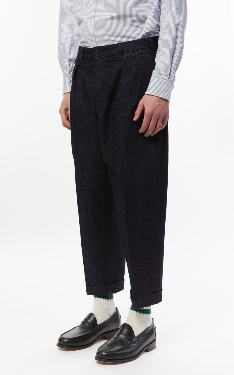 Beams Plus 2 Pleats Denim Indigo