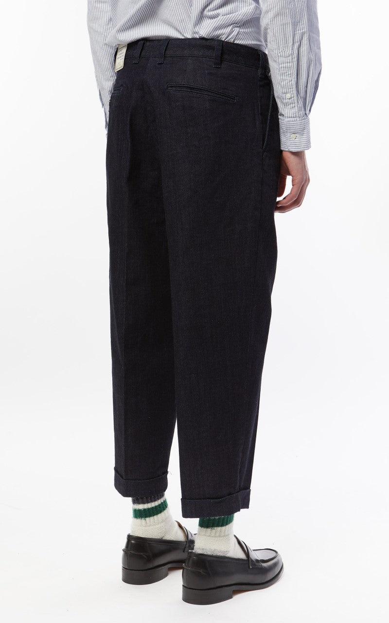 Beams Plus 2 Pleats Denim Indigo
