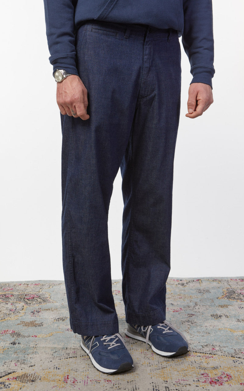 Beams Plus Mil Trousers Denim Indigo
