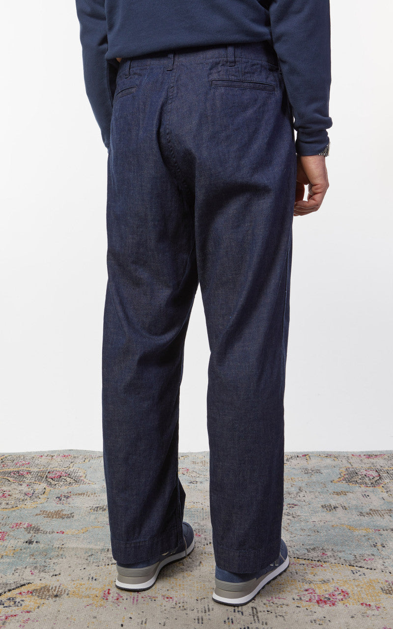 Beams Plus Mil Trousers Denim Indigo