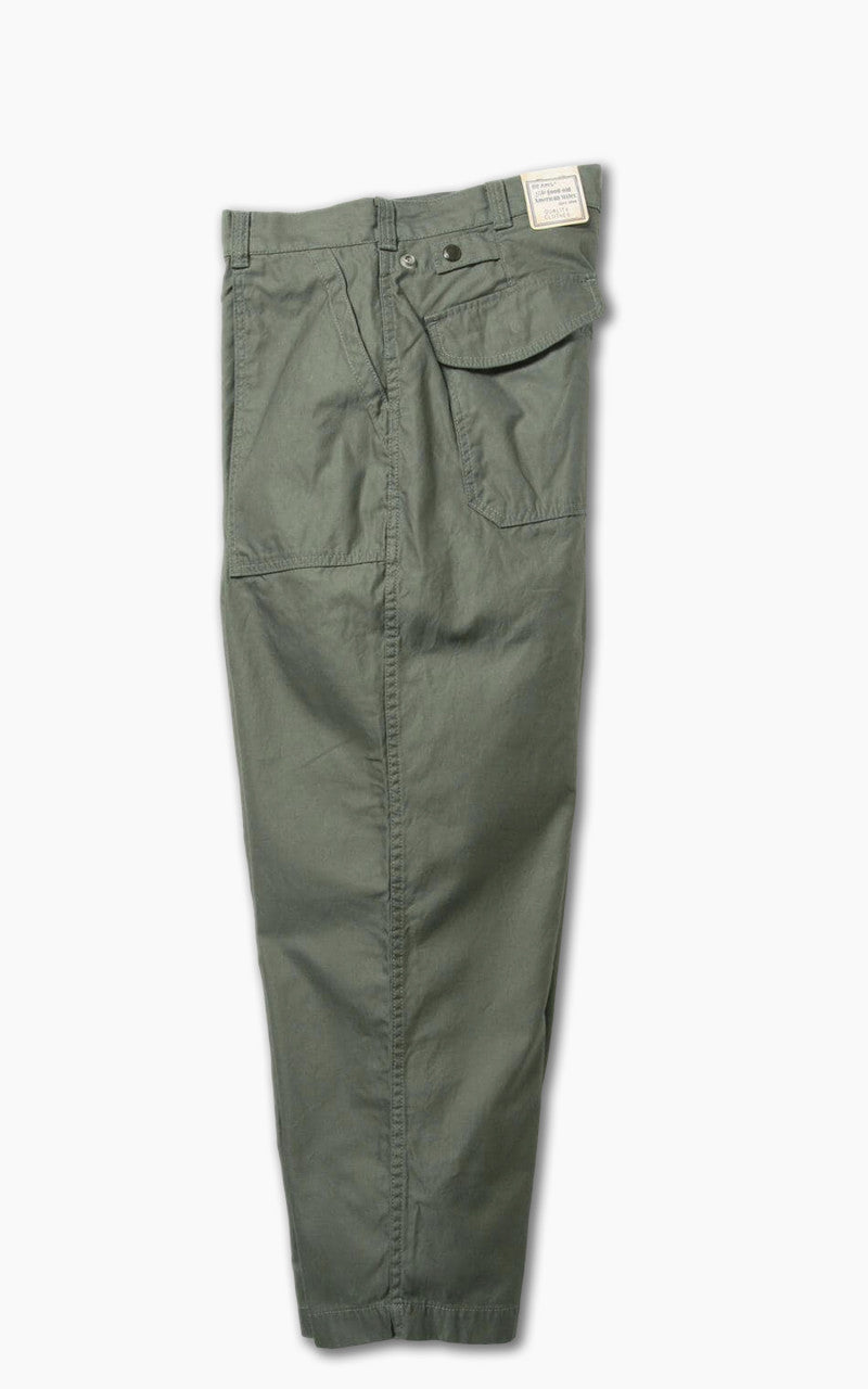 Beams Plus Back Satin Baker Pants Sage Green