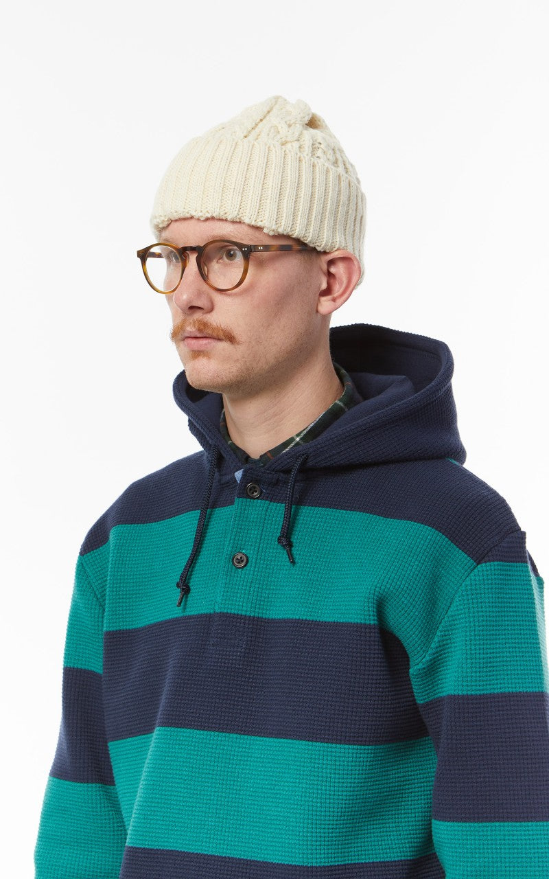 Beams Plus Cable Watch Cap Natural White