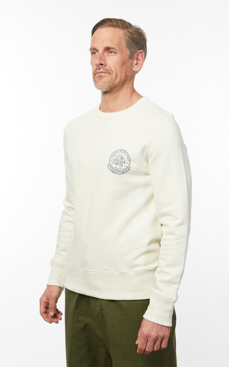 Merz b. Schwanen 344 Sweatshirt Eskimo Oat