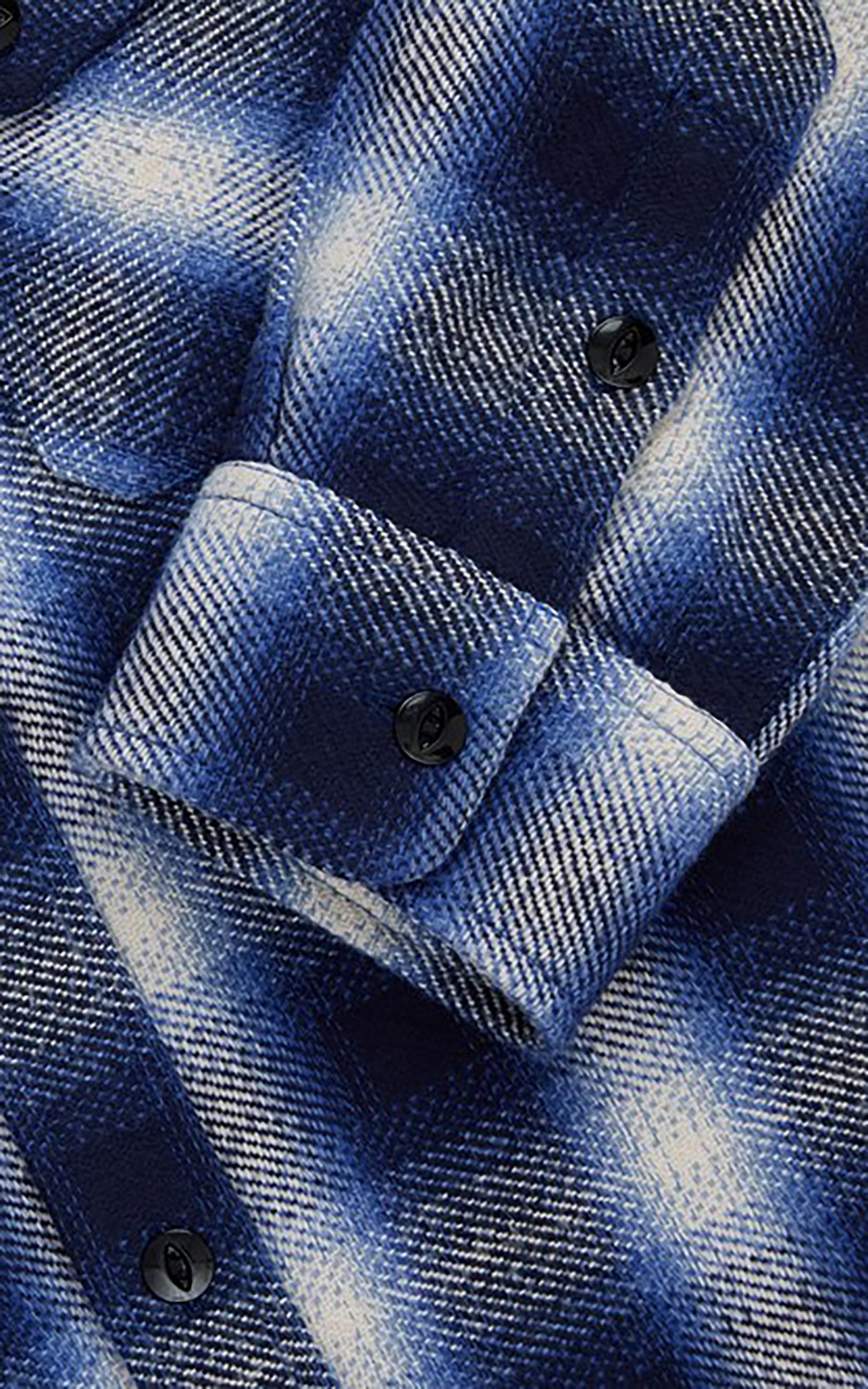 3sixteen Crosscut Flannel Plaid Royal Blue