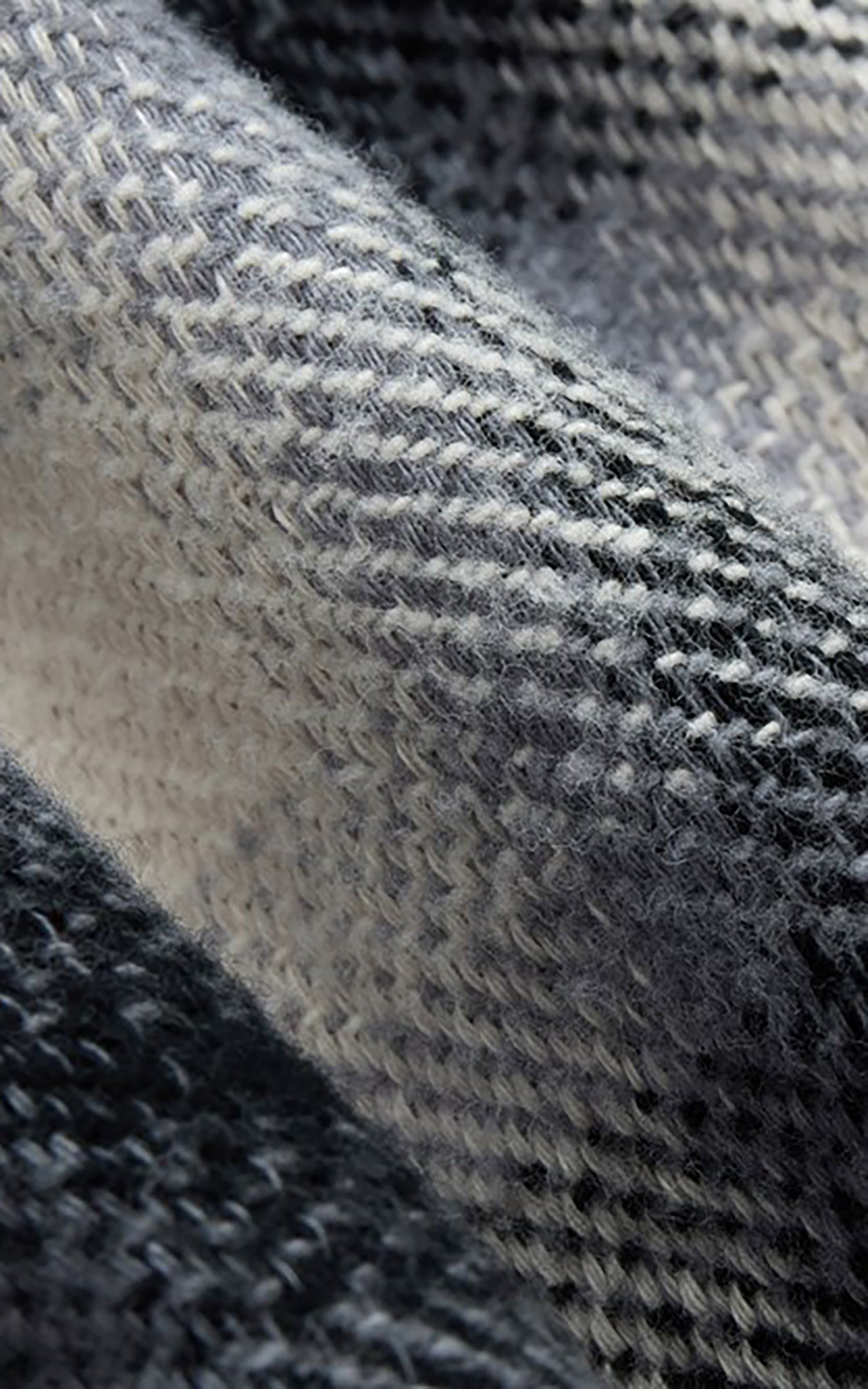 3sixteen Crosscut Flannel Plaid Cream/Black