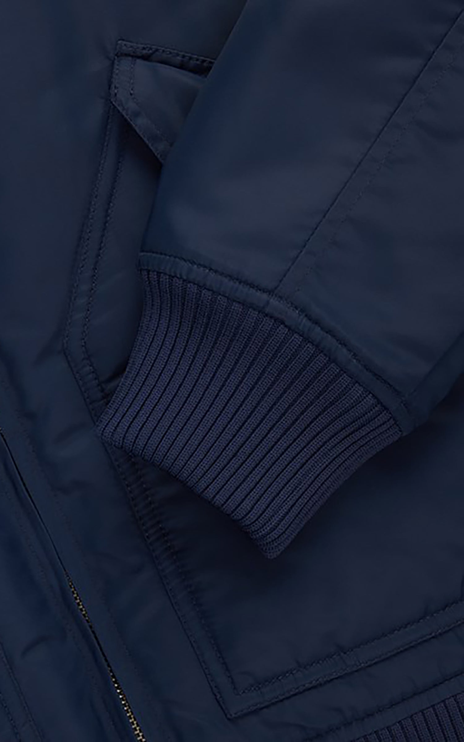 3sixteen CWU Flight Jacket Aviator Satin Blue