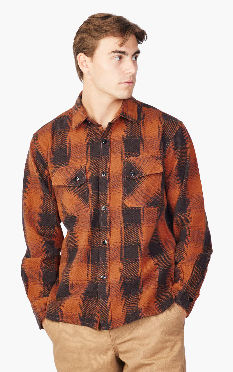 3sixteen Crosscut Flannel Rust Twill