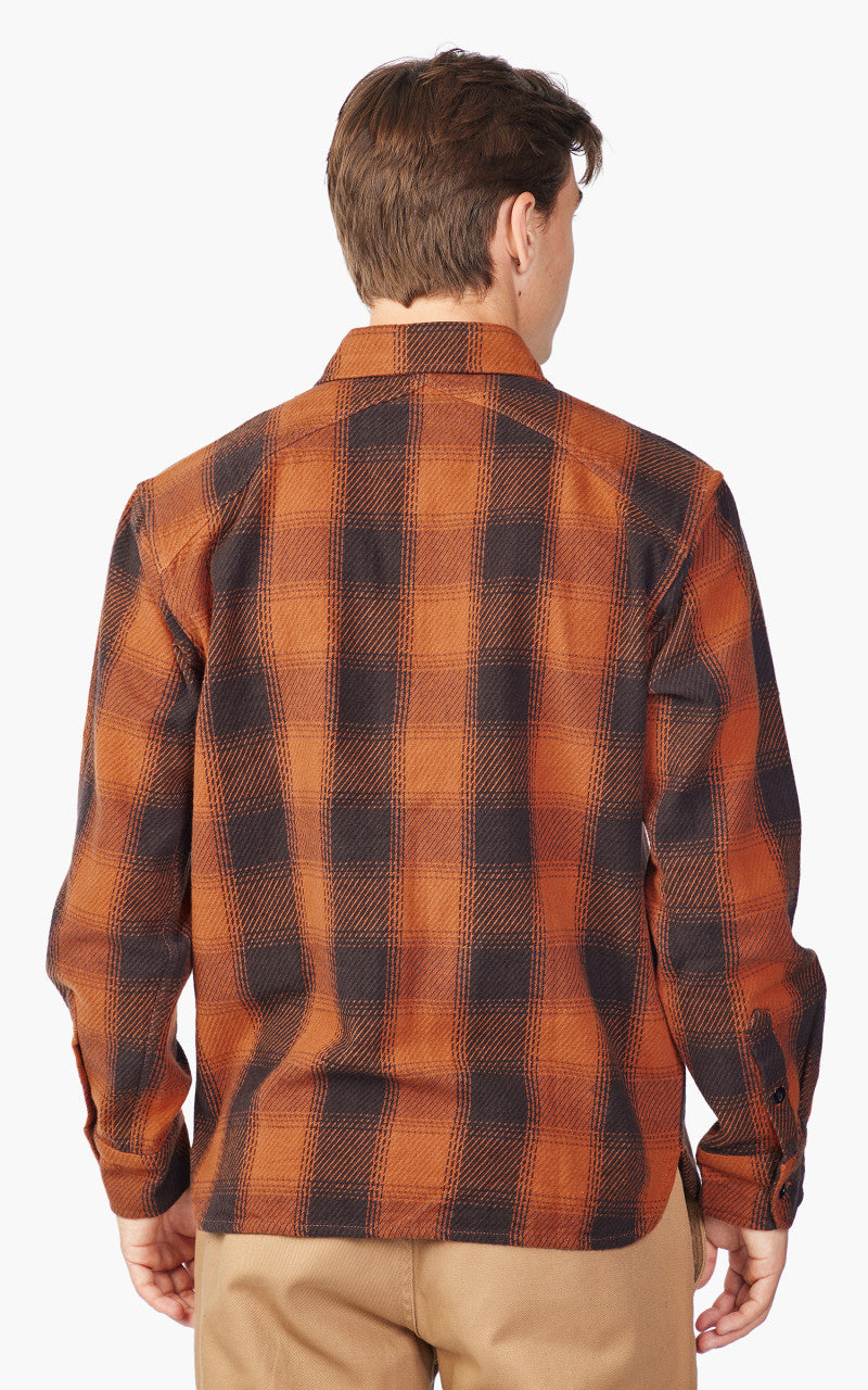 3sixteen Crosscut Flannel Rust Twill
