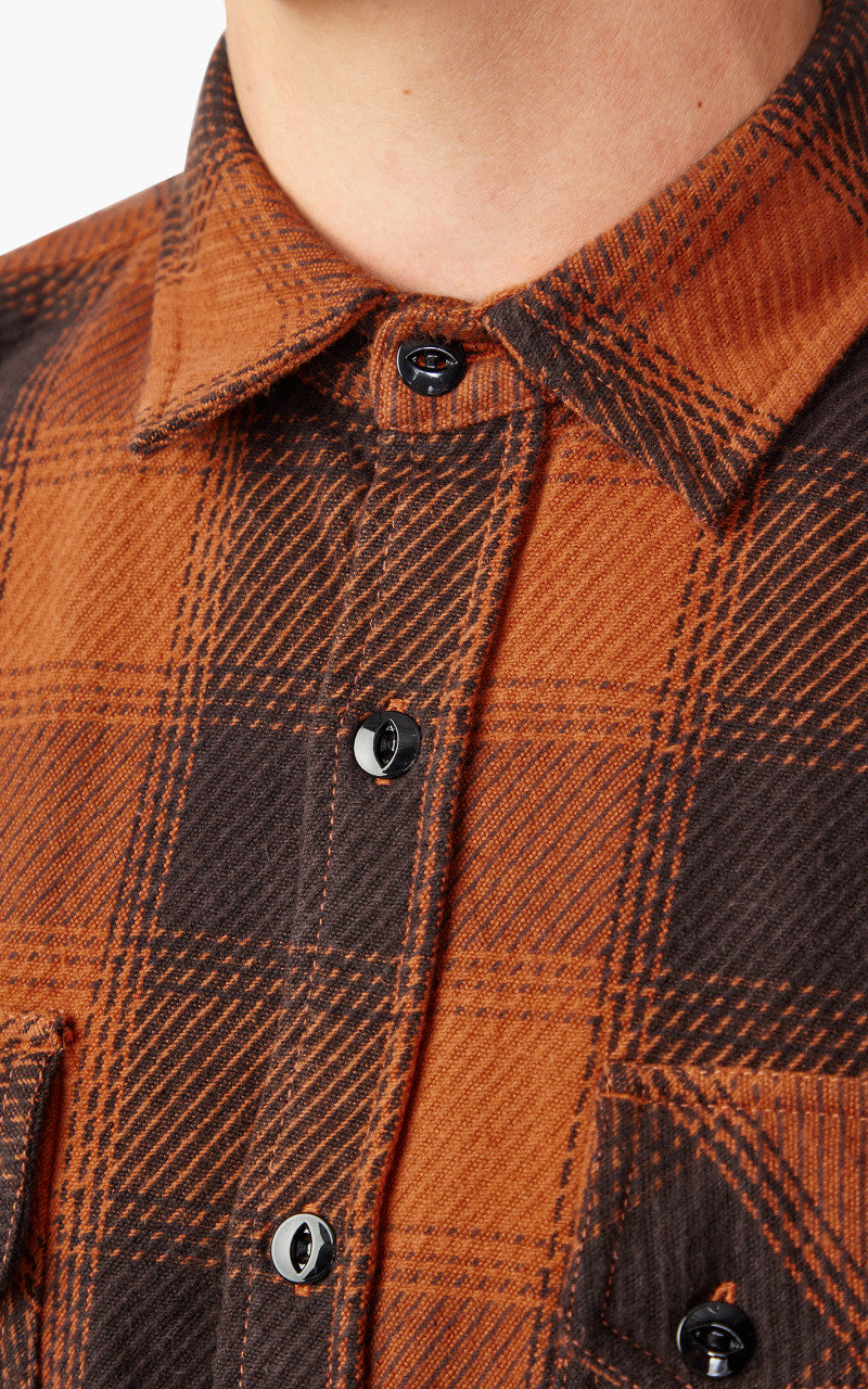 3sixteen Crosscut Flannel Rust Twill
