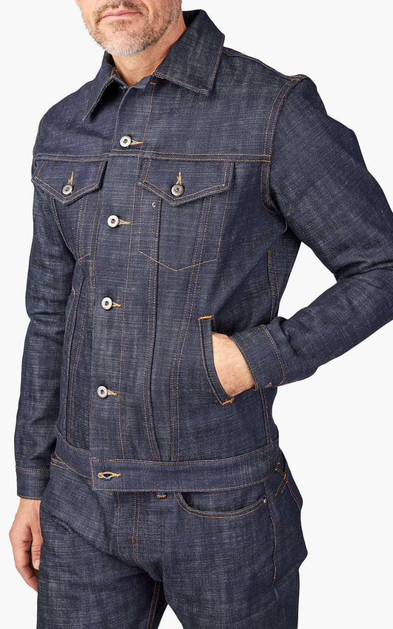 3sixteen Type 3S Denim Jacket Natural Indigo Selvedge 15.4oz