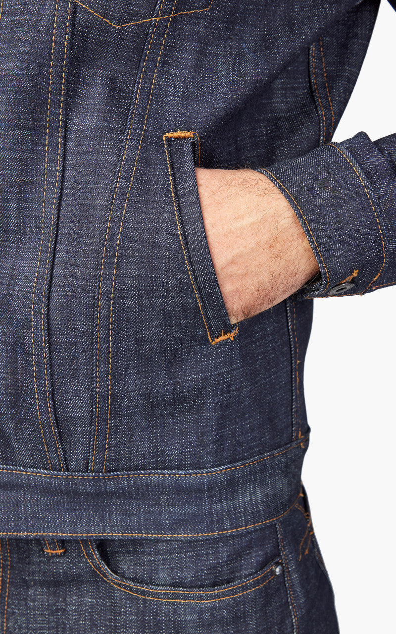 3sixteen Type 3S Denim Jacket Natural Indigo Selvedge 15.4oz