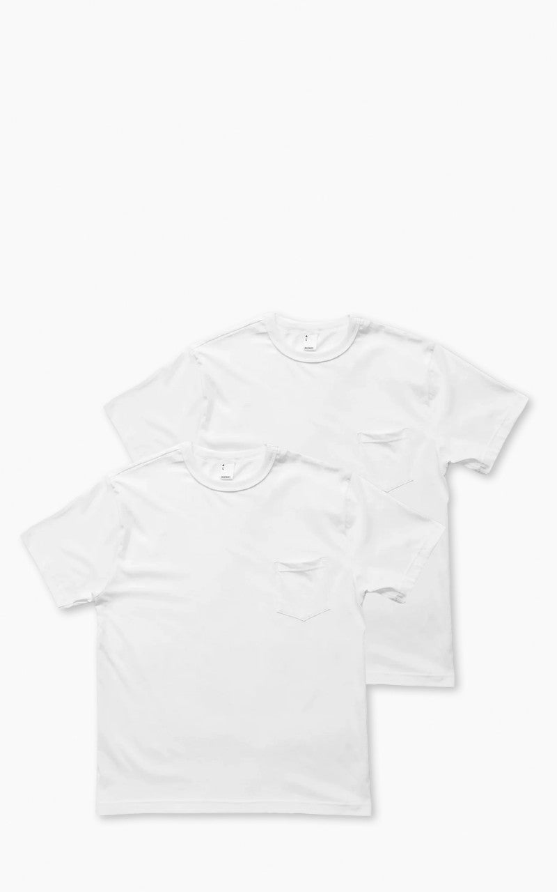 3sixteen Pima Pocket T-Shirt 2 Pack White