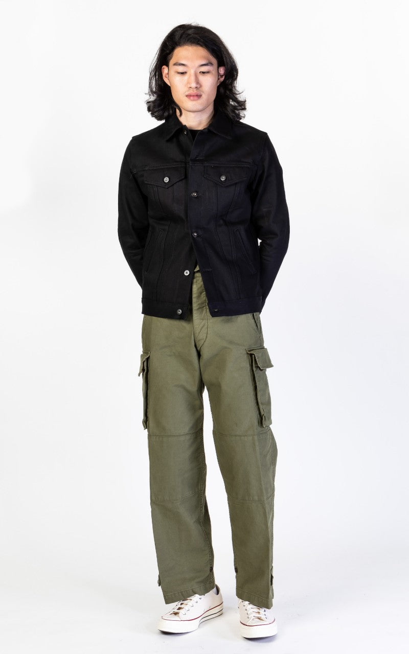 3sixteen Type 3S Denim Jacket Double Black 14.5oz