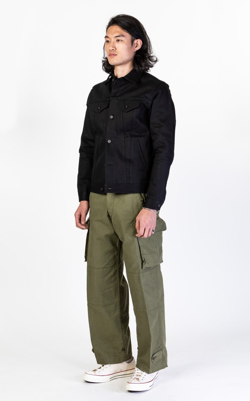 3sixteen Type 3S Denim Jacket Double Black 14.5oz