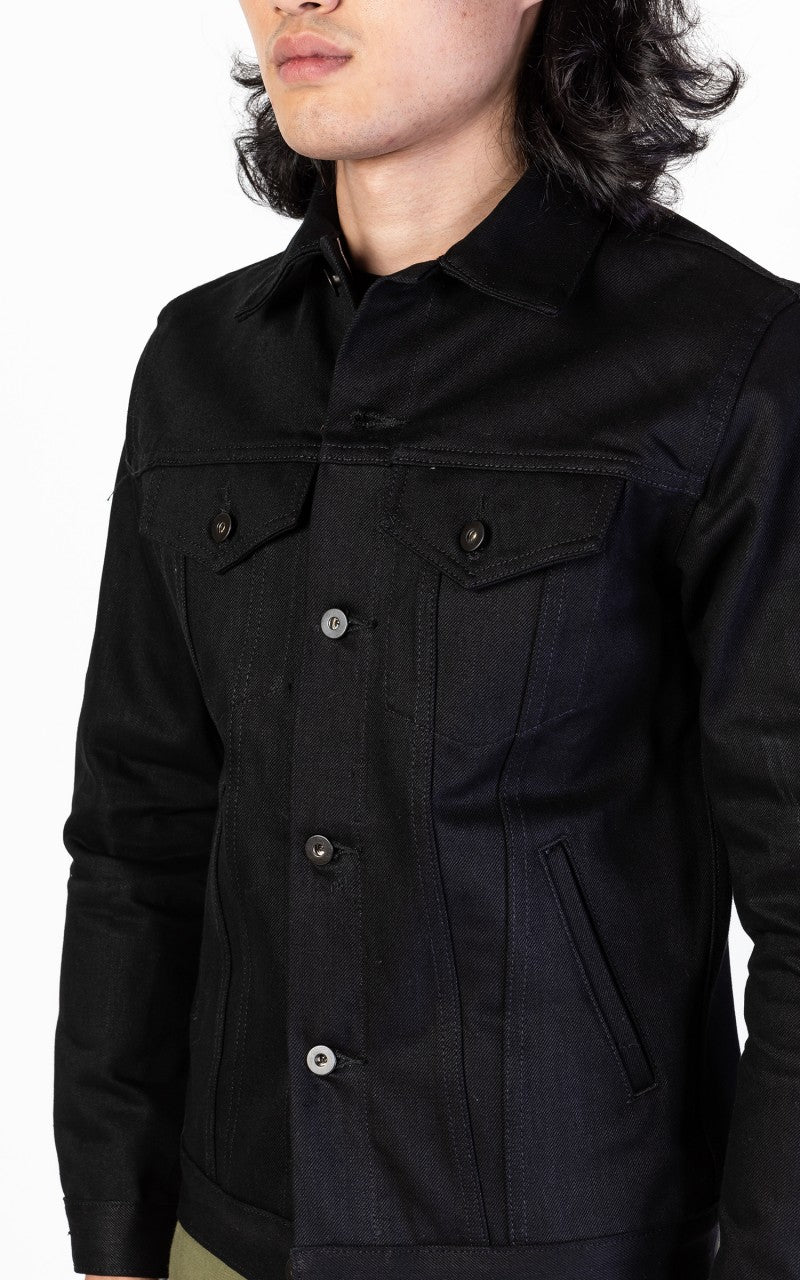 3sixteen Type 3S Denim Jacket Double Black 14.5oz