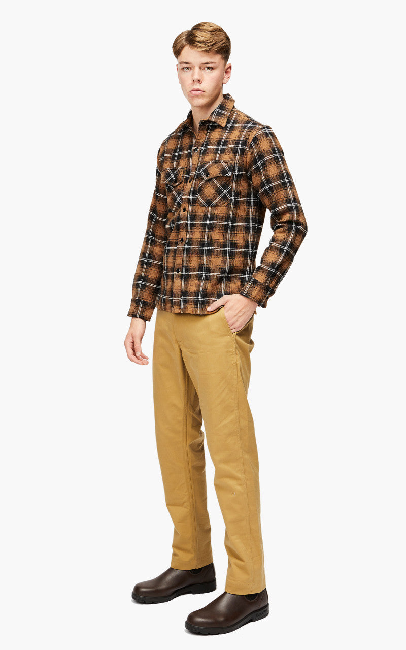 3sixteen Crosscut Flannel Shirt Sienna Plaid