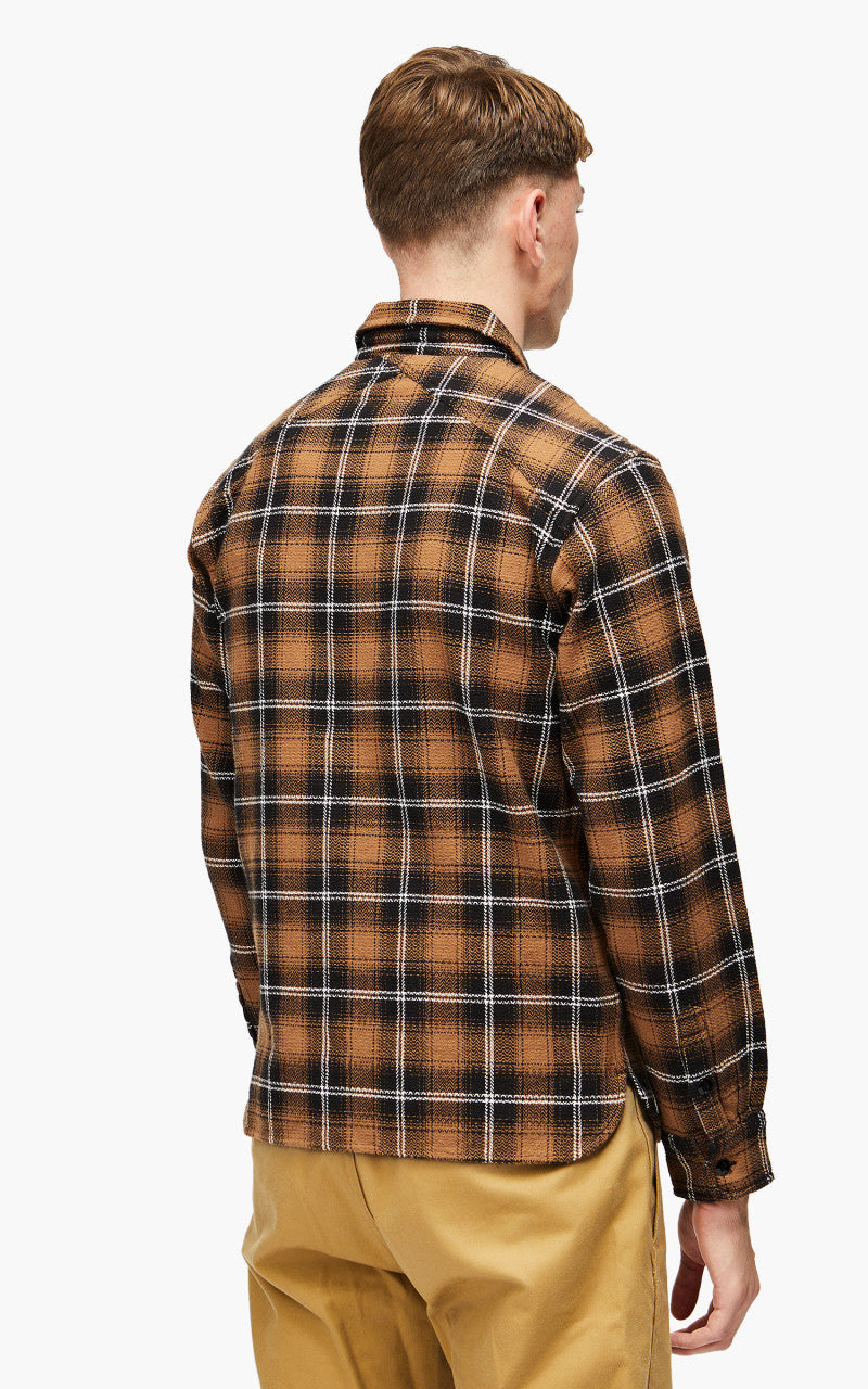 3sixteen Crosscut Flannel Shirt Sienna Plaid