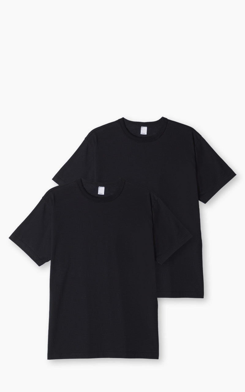 3sixteen Pima T-Shirt 2 Pack Black