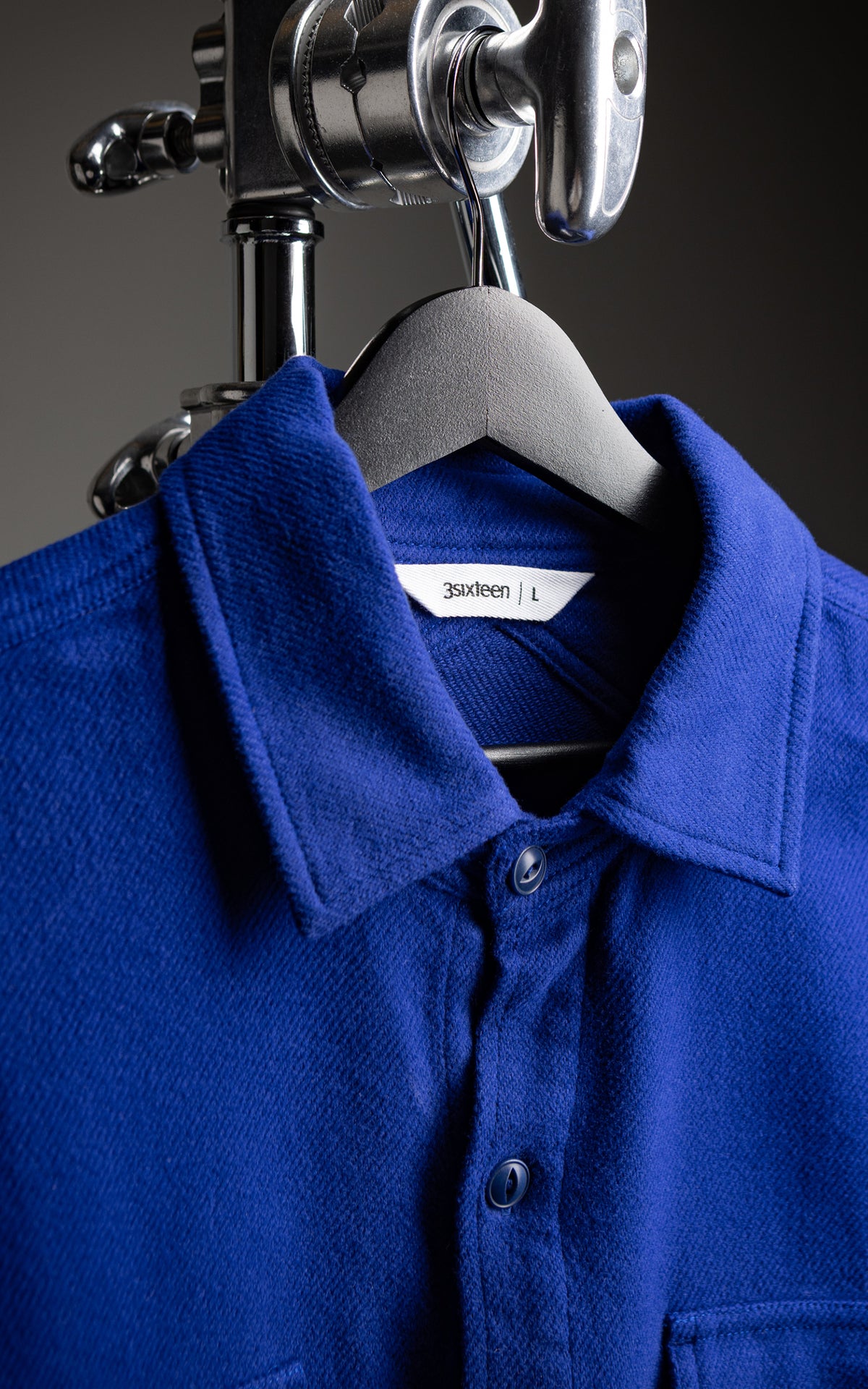 3sixteen USN Overshirt Flannel Cobalt