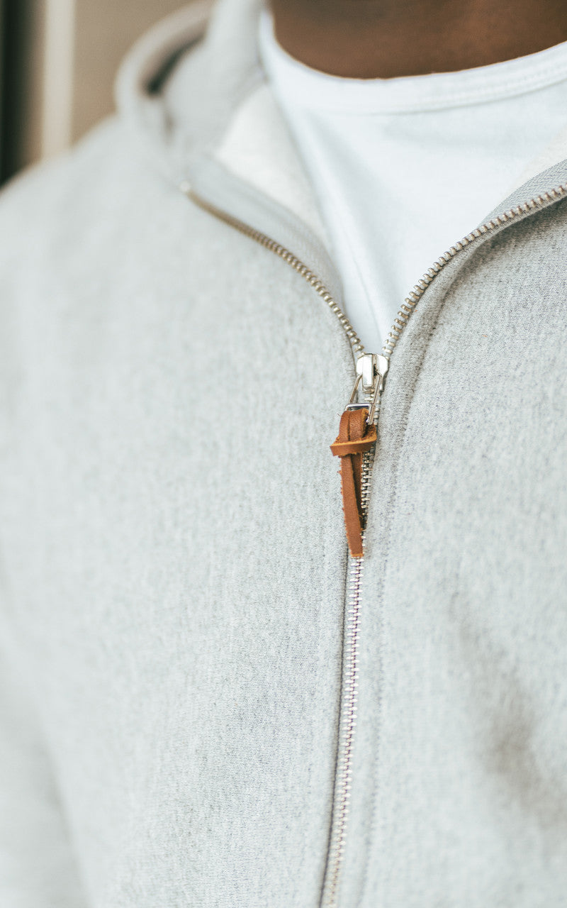 3sixteen Heavyweight Zip Hoody Grey