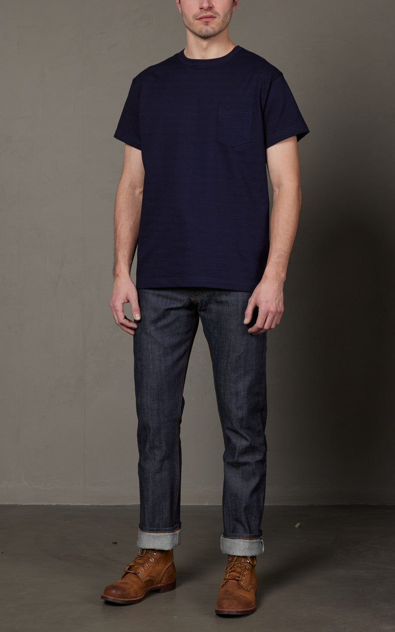 3sixteen Heavyweight Pocket T-Shirt 2 Pack Indigo