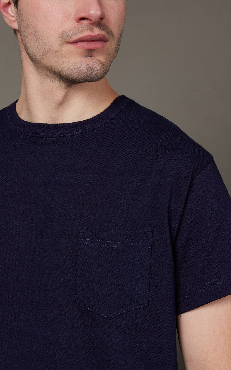 3sixteen Heavyweight Pocket T-Shirt 2 Pack Indigo