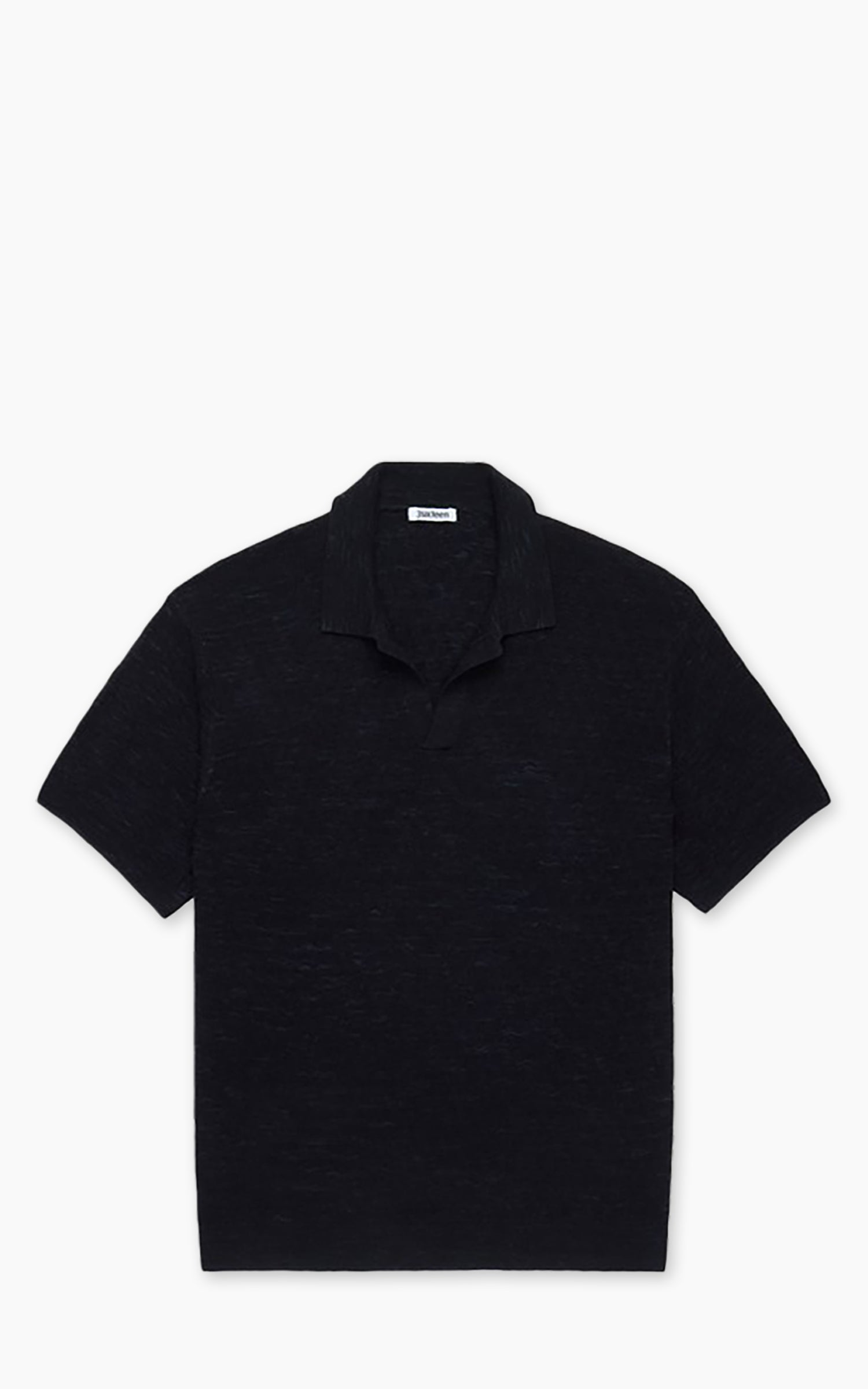 3sixteen Knit Polo Boxweave Vintage Black