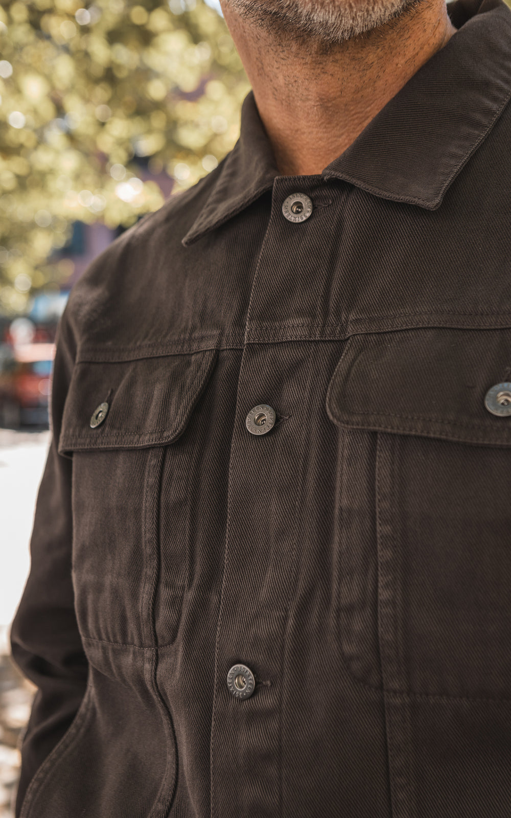 3sixteen Trucker Jacket Umber Twill