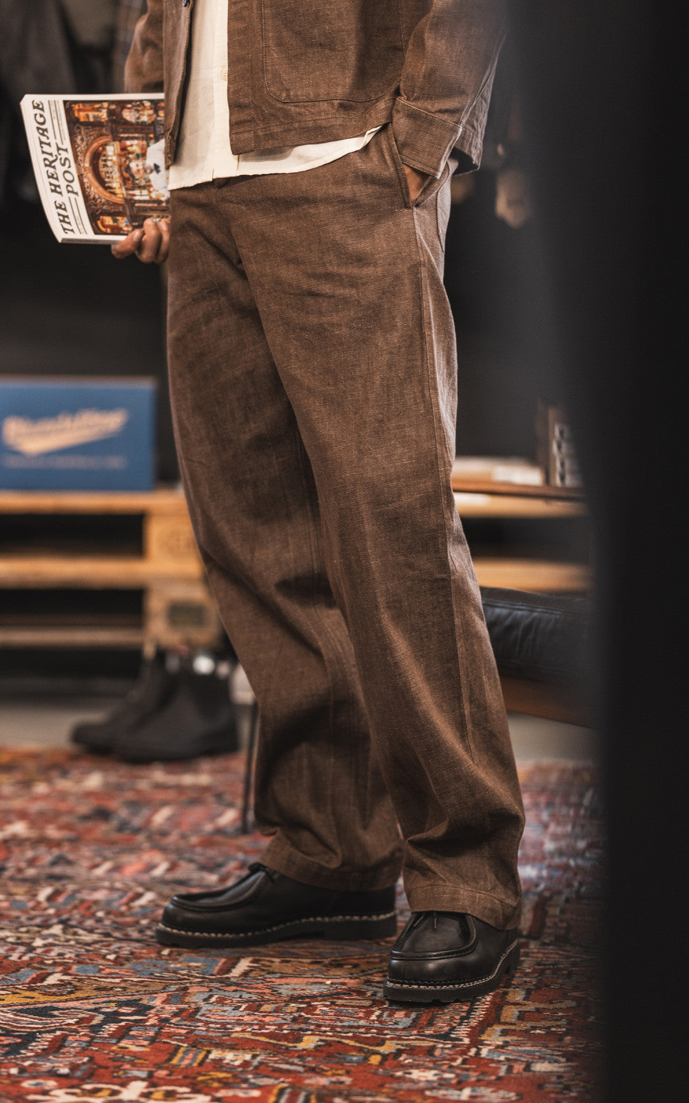 3sixteen Harvest Pants Brown Denim