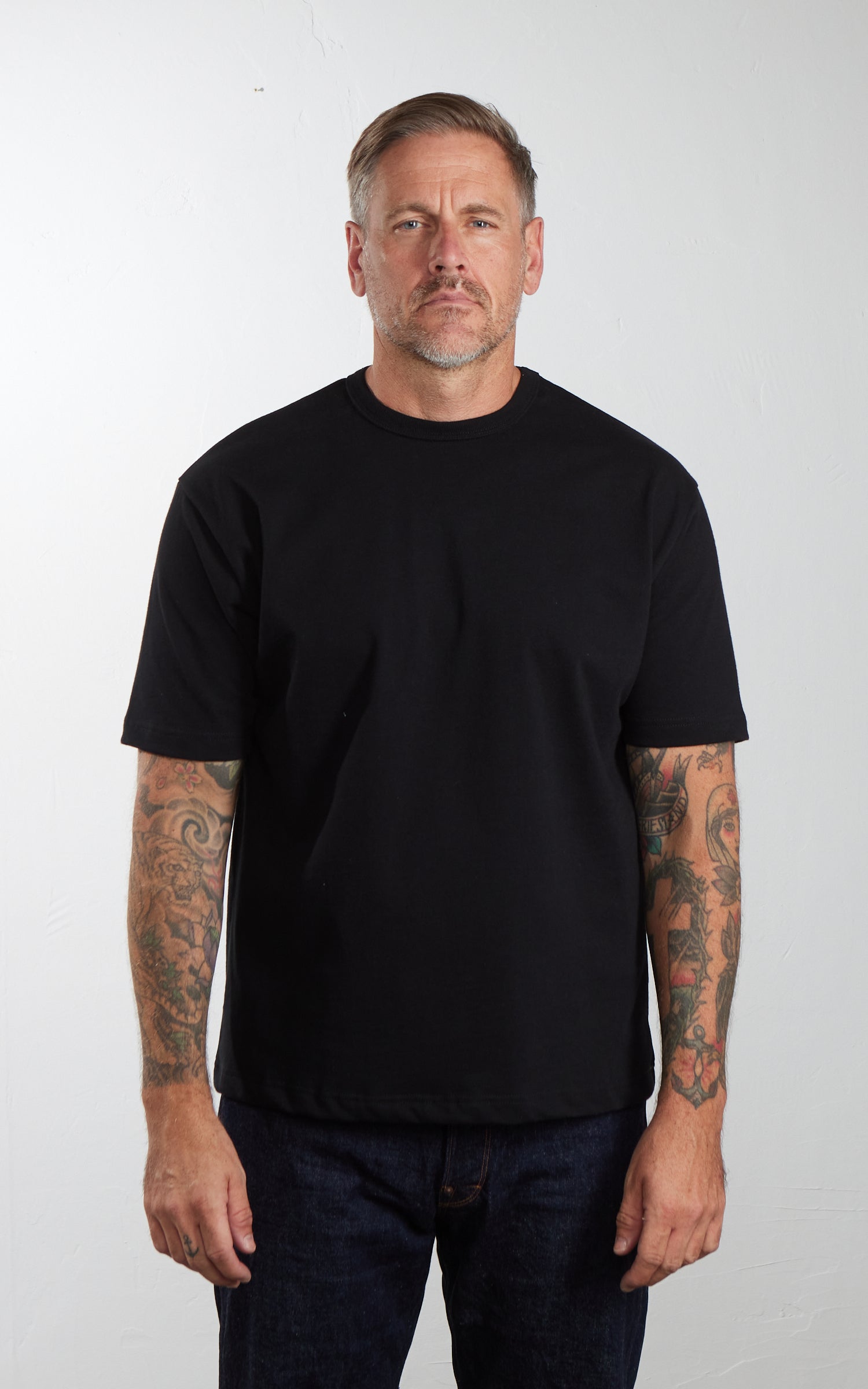 3sixteen Heavyweight Boxy T-Shirt Black
