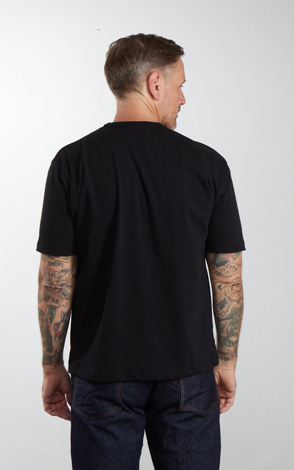 3sixteen Heavyweight Boxy T-Shirt Black
