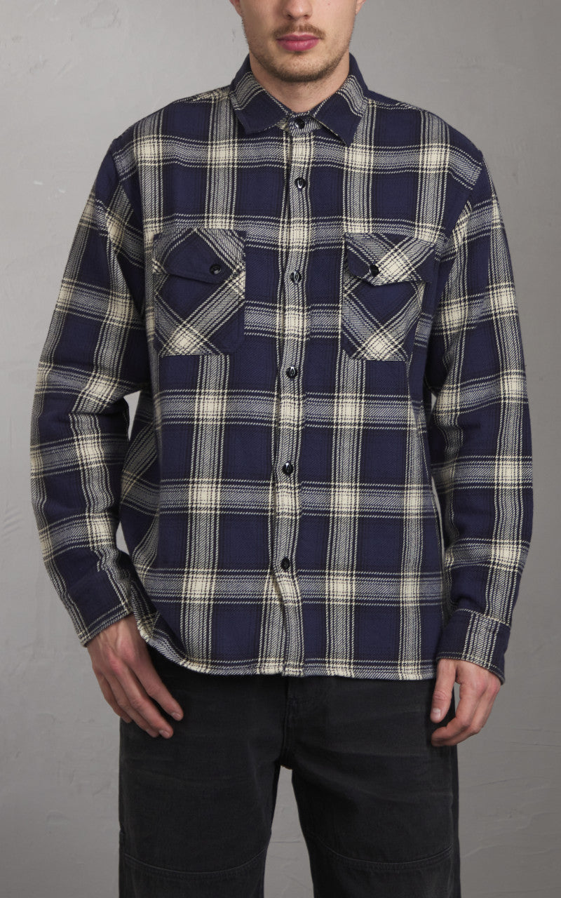 3sixteen Crosscut Flannel Plaid Midnight