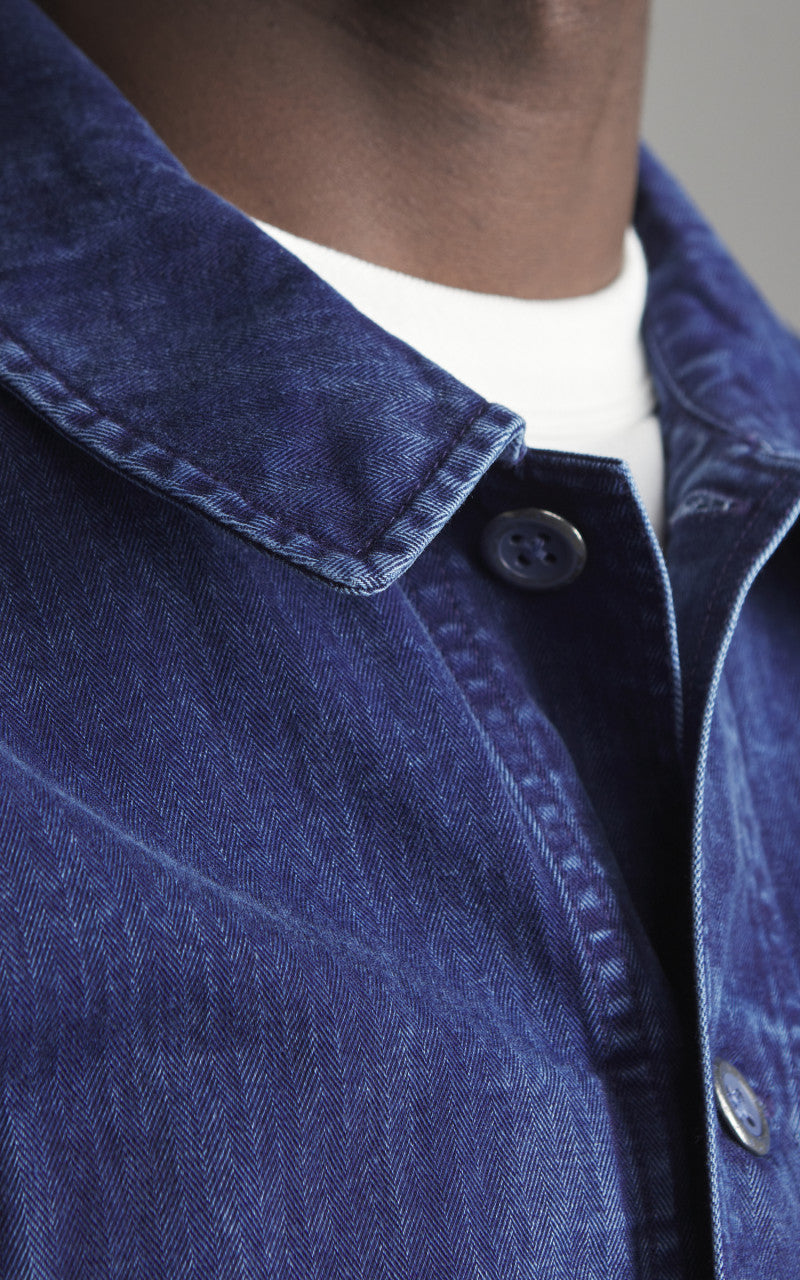 3sixteen French Work Jacket HBT Indigo