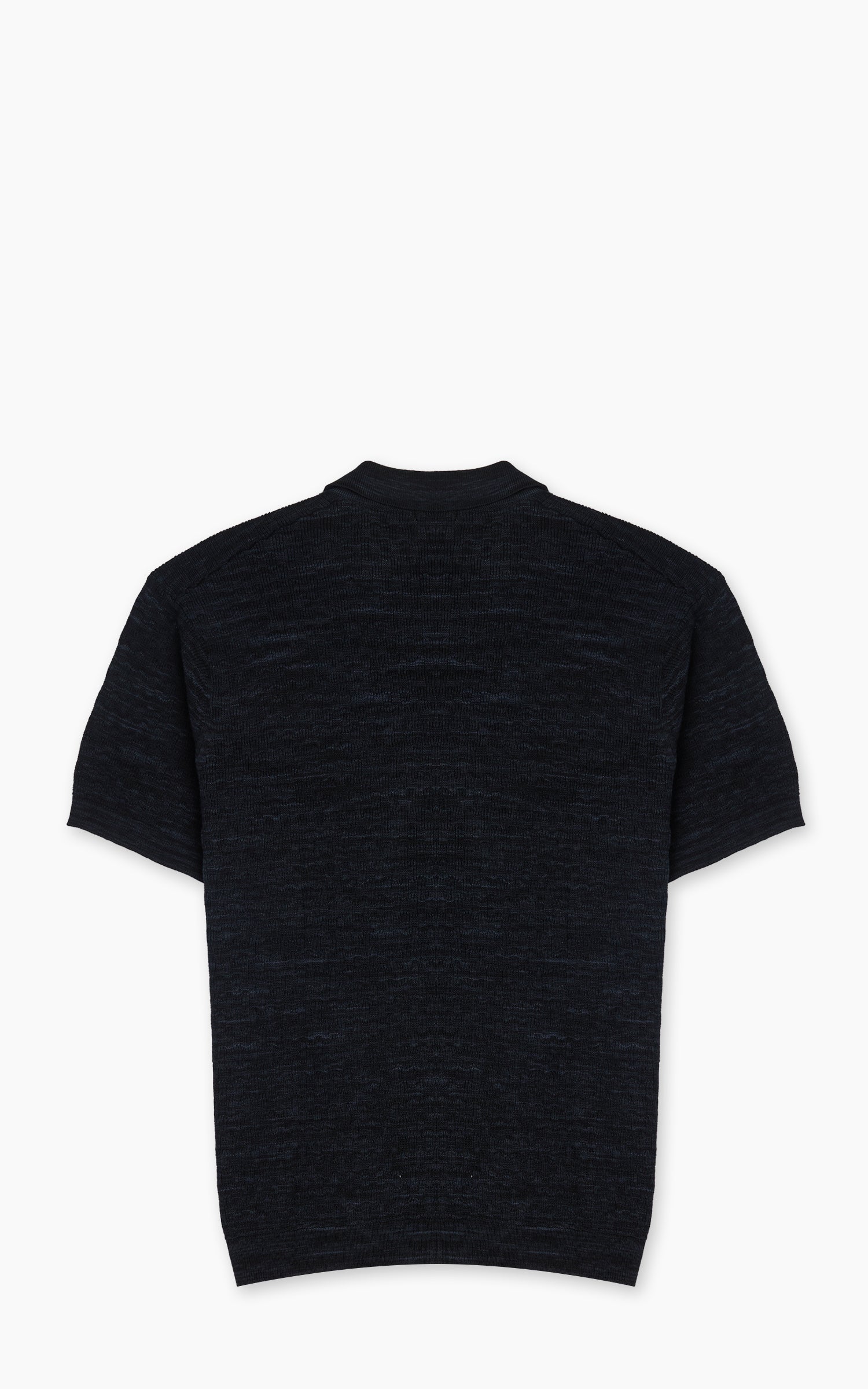 3sixteen Knit Polo Boxweave Vintage Black