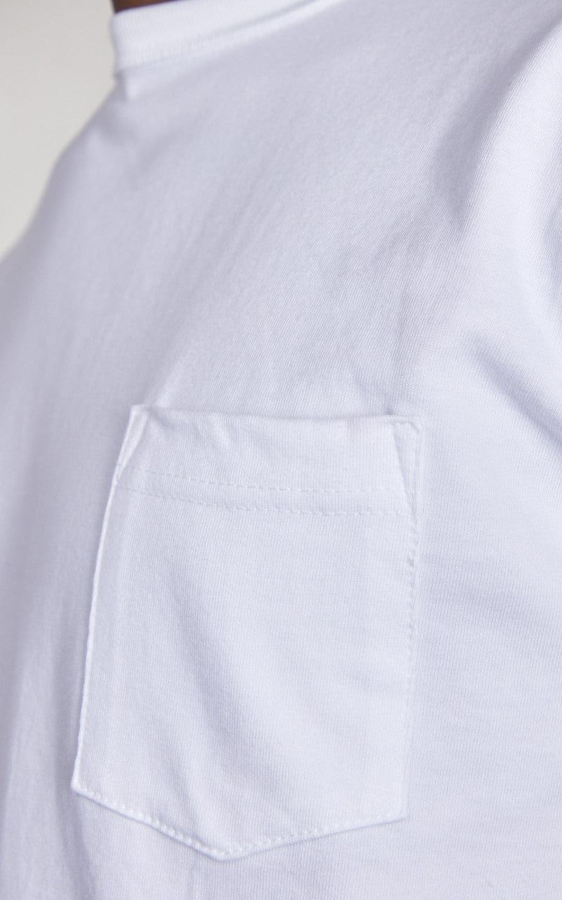 3sixteen Heavyweight Pocket T-Shirt 2 Pack White