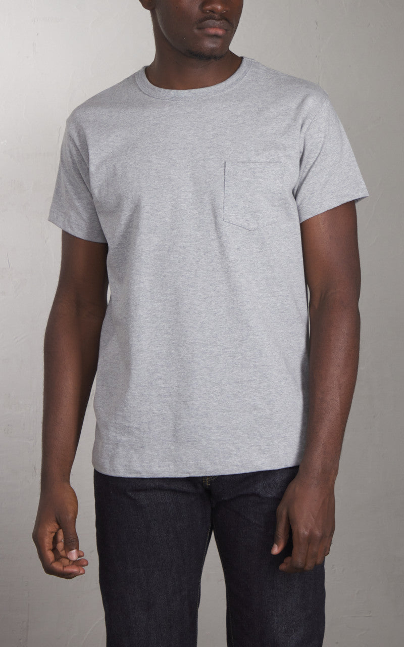 3sixteen Heavyweight Pocket T-Shirt 2 Pack Heather Grey