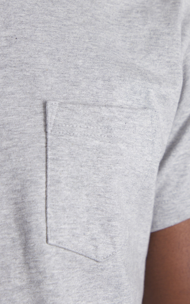 3sixteen Heavyweight Pocket T-Shirt 2 Pack Heather Grey