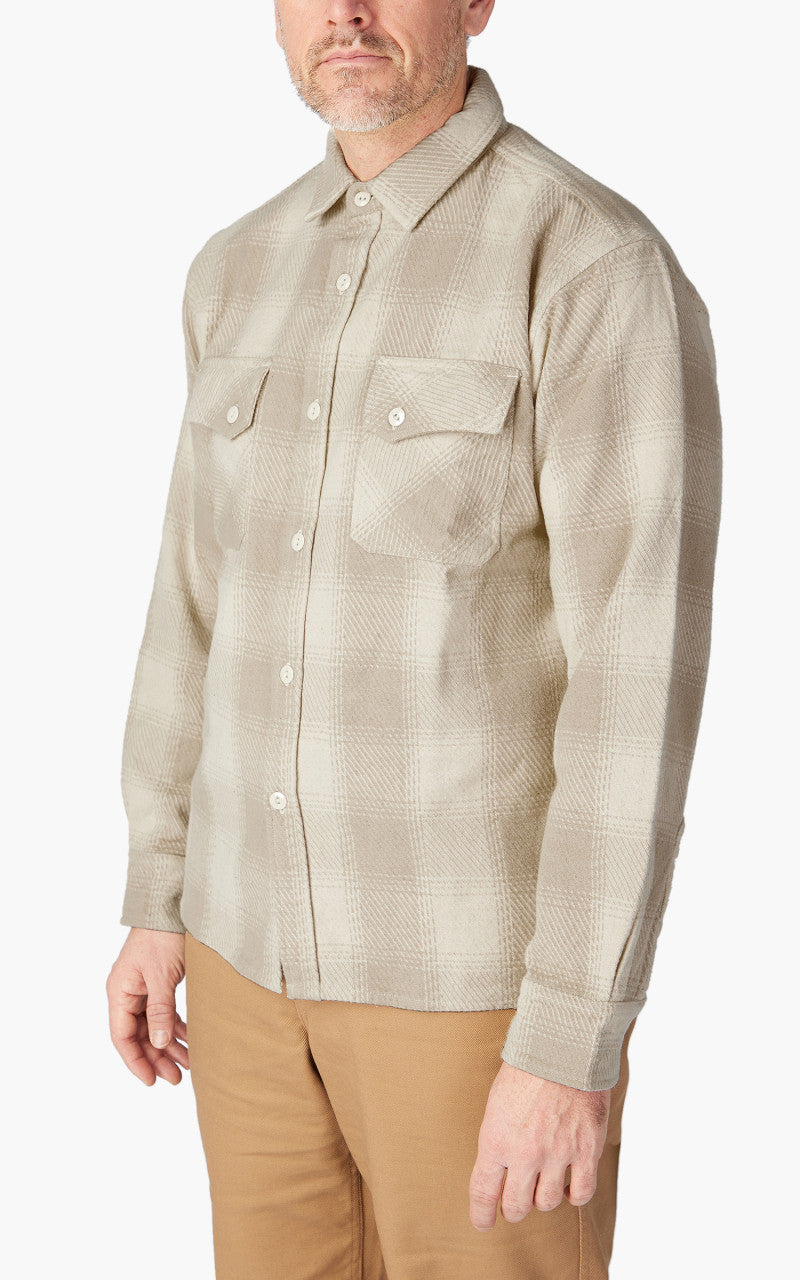 3sixteen Crosscut Flannel Alabaster Jacquard