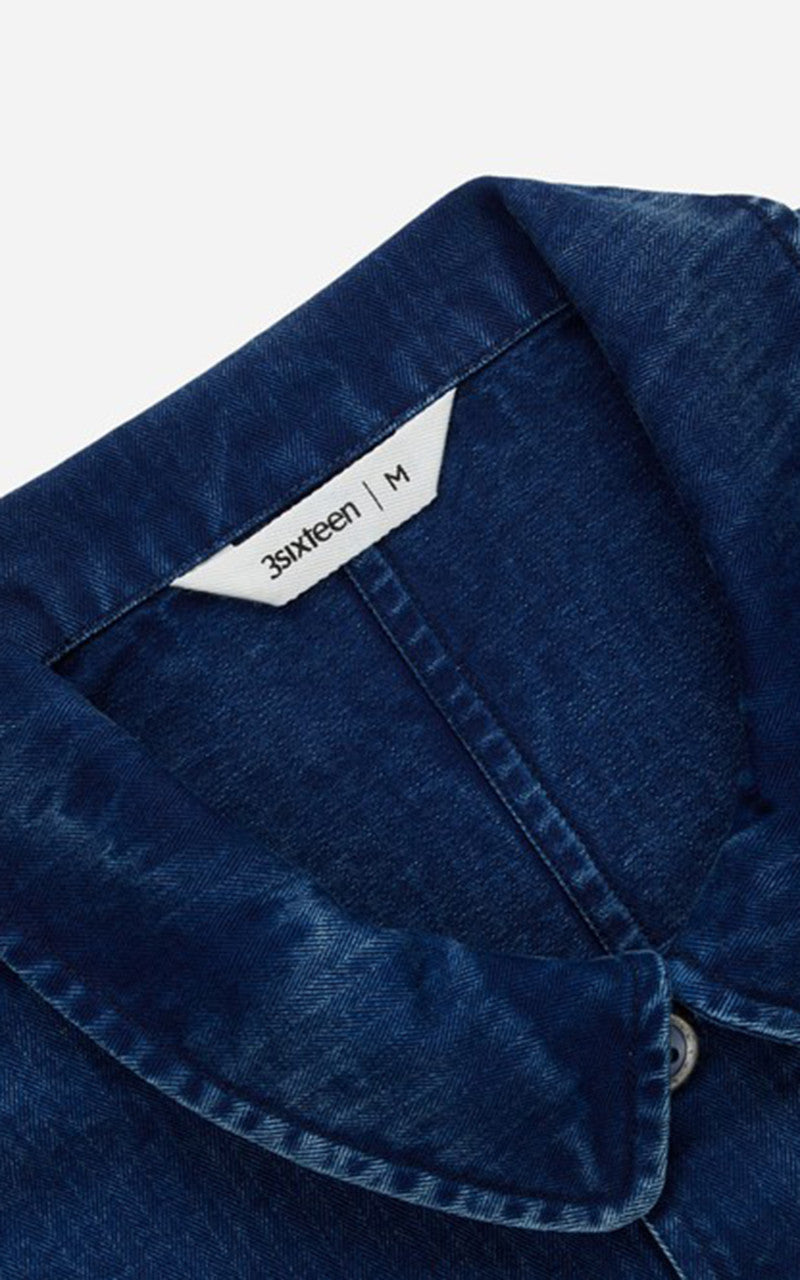 3sixteen French Work Jacket HBT Indigo