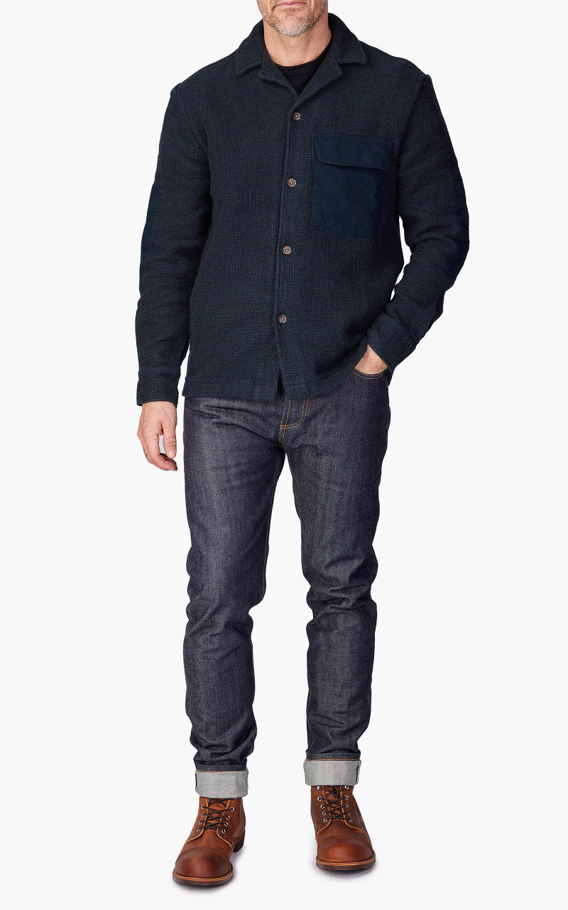 3sixteen Field Shirt Midnight Slub