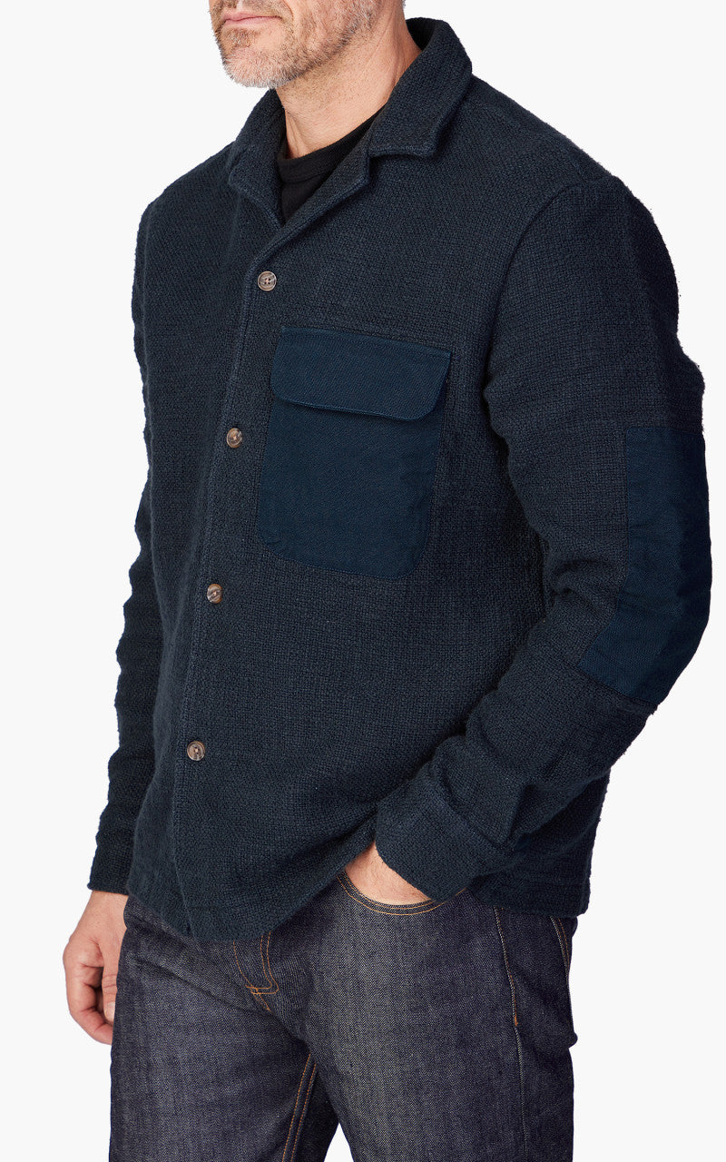 3sixteen Field Shirt Midnight Slub